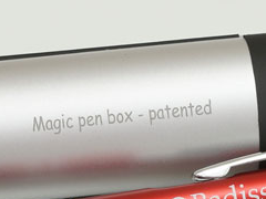 Długopis metalowy Cosmo w opakowaniu Magic Box.